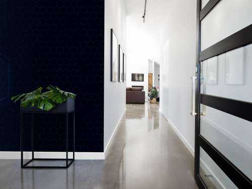 Hexagones lumineux abstraits