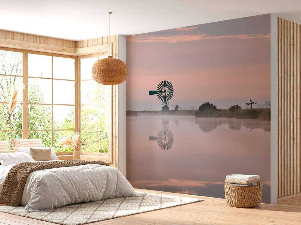 Moulin à vent en métal