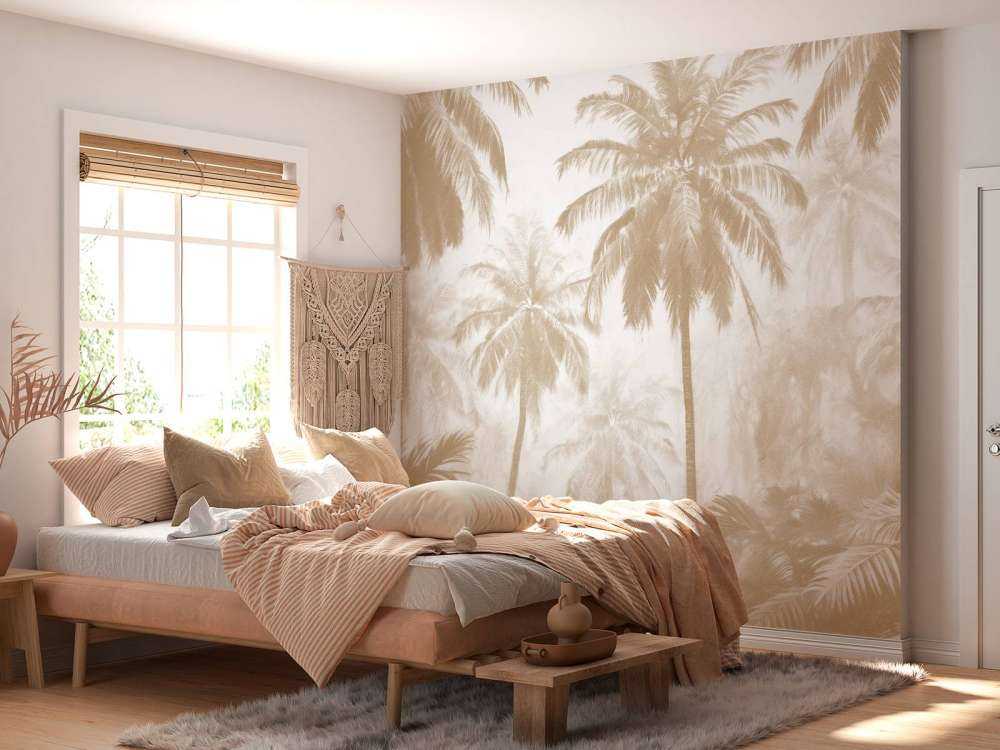 Forêt de Palmiers Brumeuse, taupe