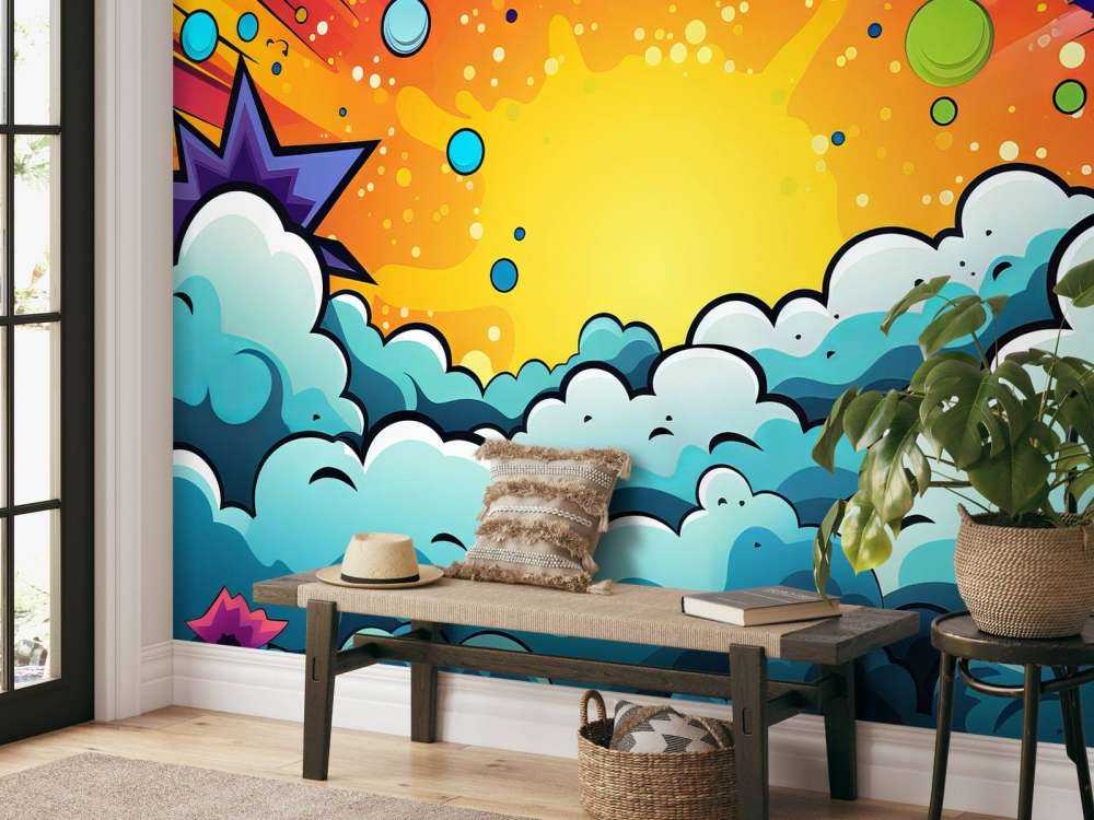 Explosion cosmique de couleurs