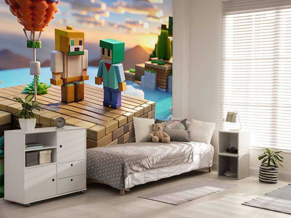 Ballon à air chaud dans la vallée des pixels