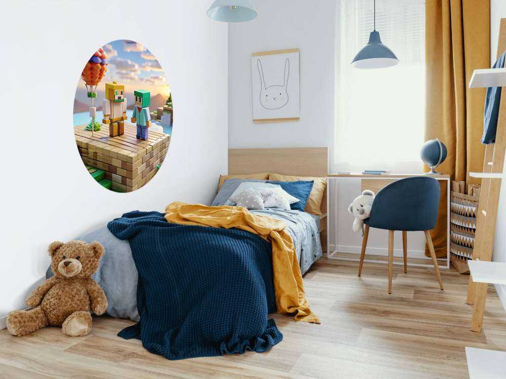 Ballon à air chaud dans la vallée des pixels