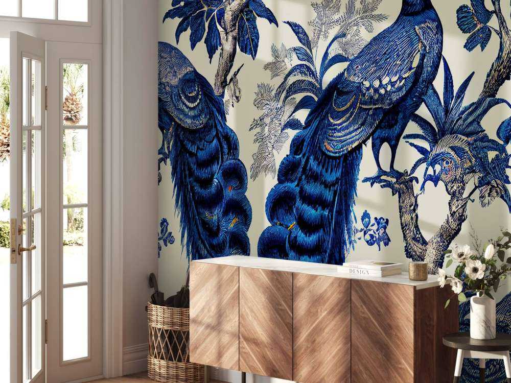 Splendeur&#x20;du&#x20;paon&#x20;bleu&#x20;royal