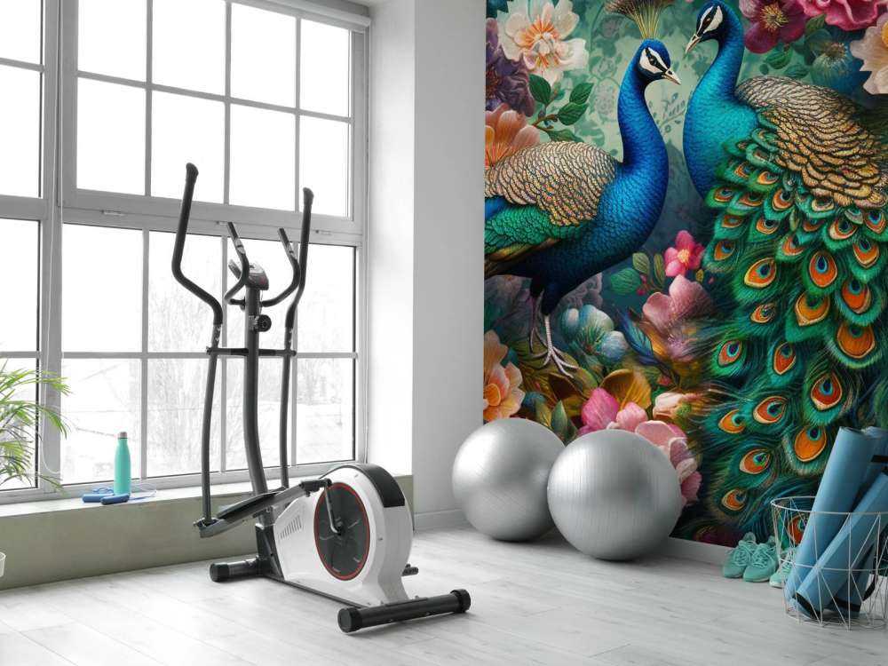 Bal Floral avec Paons