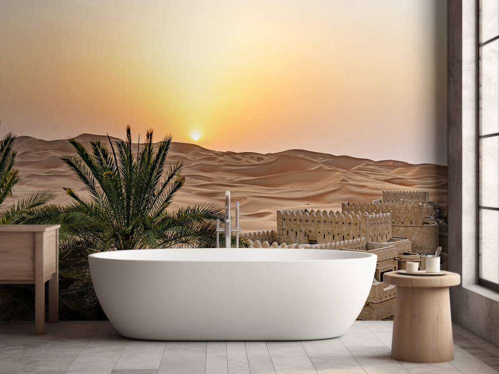 Abu Dhabi au coucher du soleil