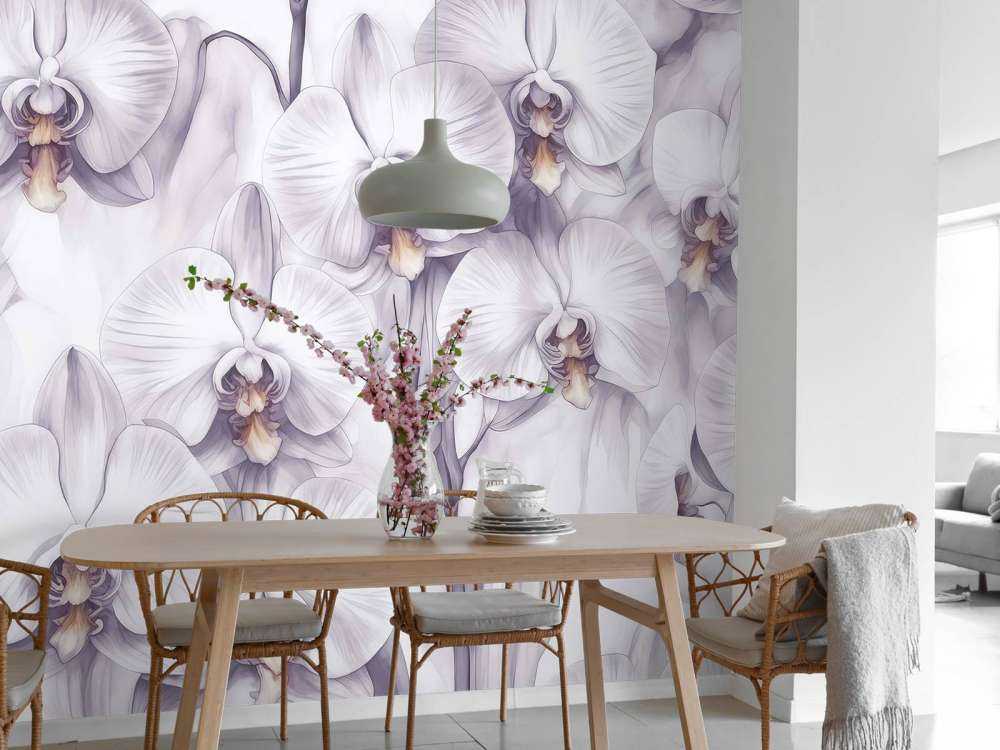 Paradis des orchidées violet