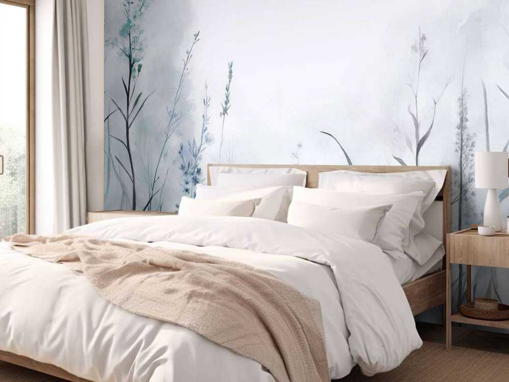 Silence du matin Doux Bleu