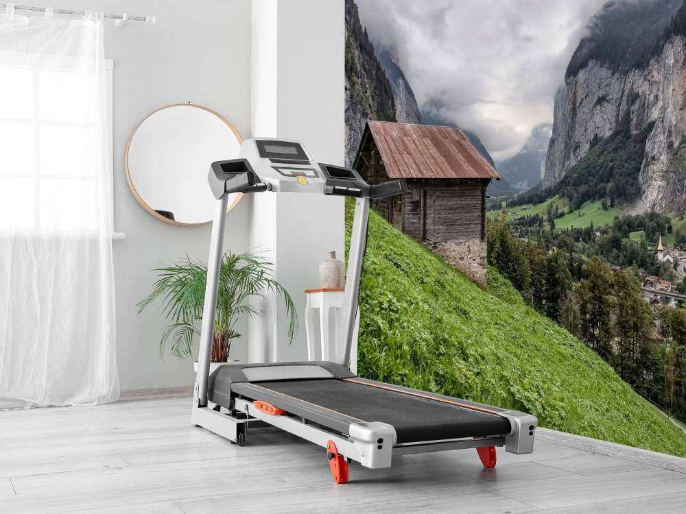 Vallée de montagne avec une cabane de montagne en bois