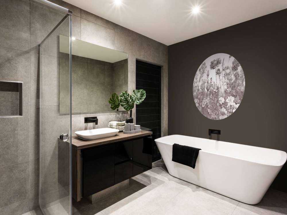 Fleurs de mon âme sans couture - rose