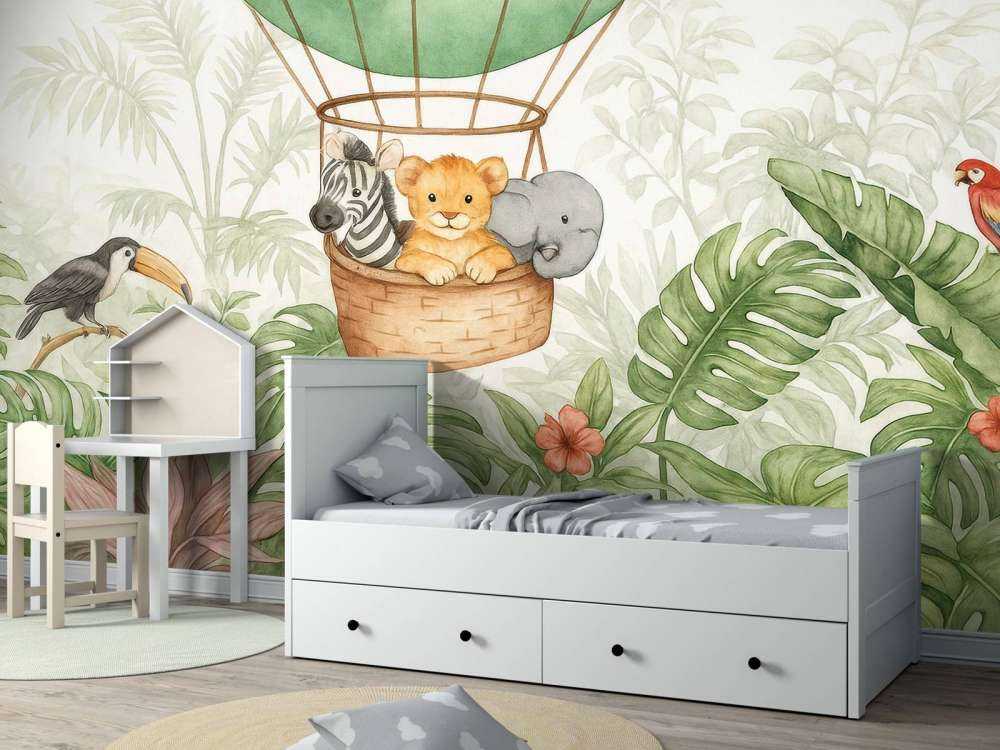 Jungleballon avec de petits amis