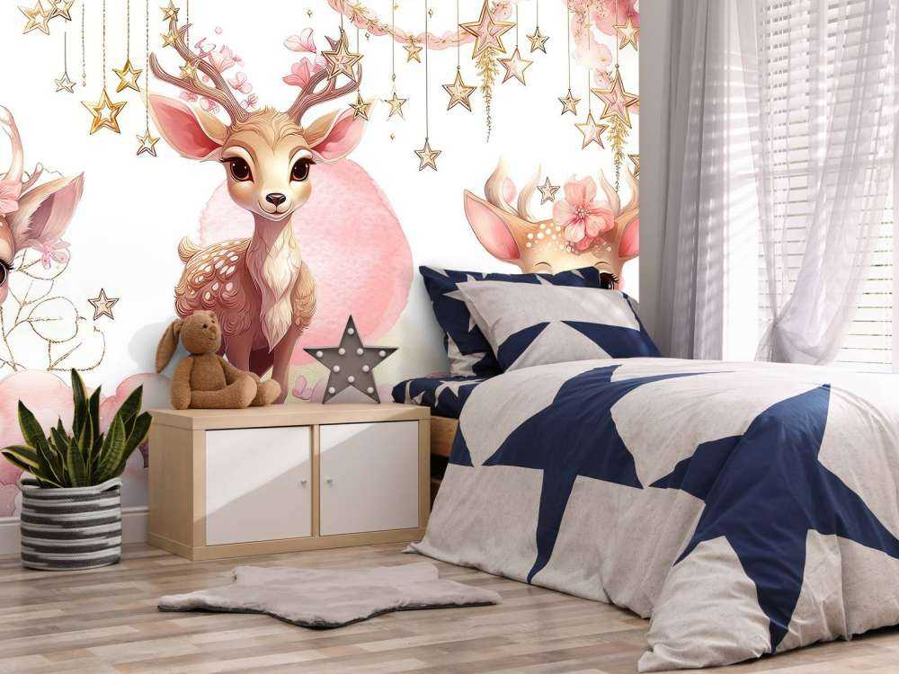 Dromerig cerf entre les étoiles