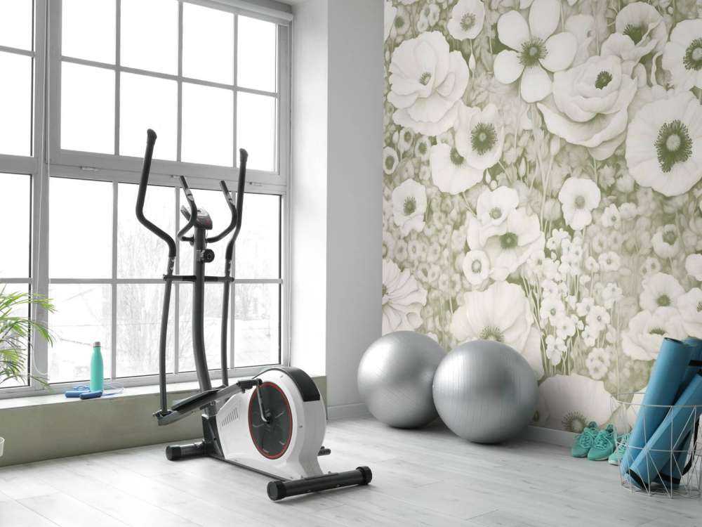 Conte de coquelicot monochrome vert