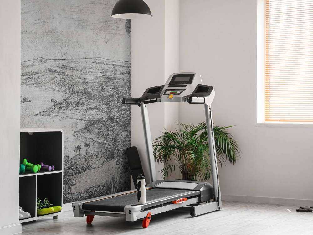 Paysage de palmiers en style gravure grise