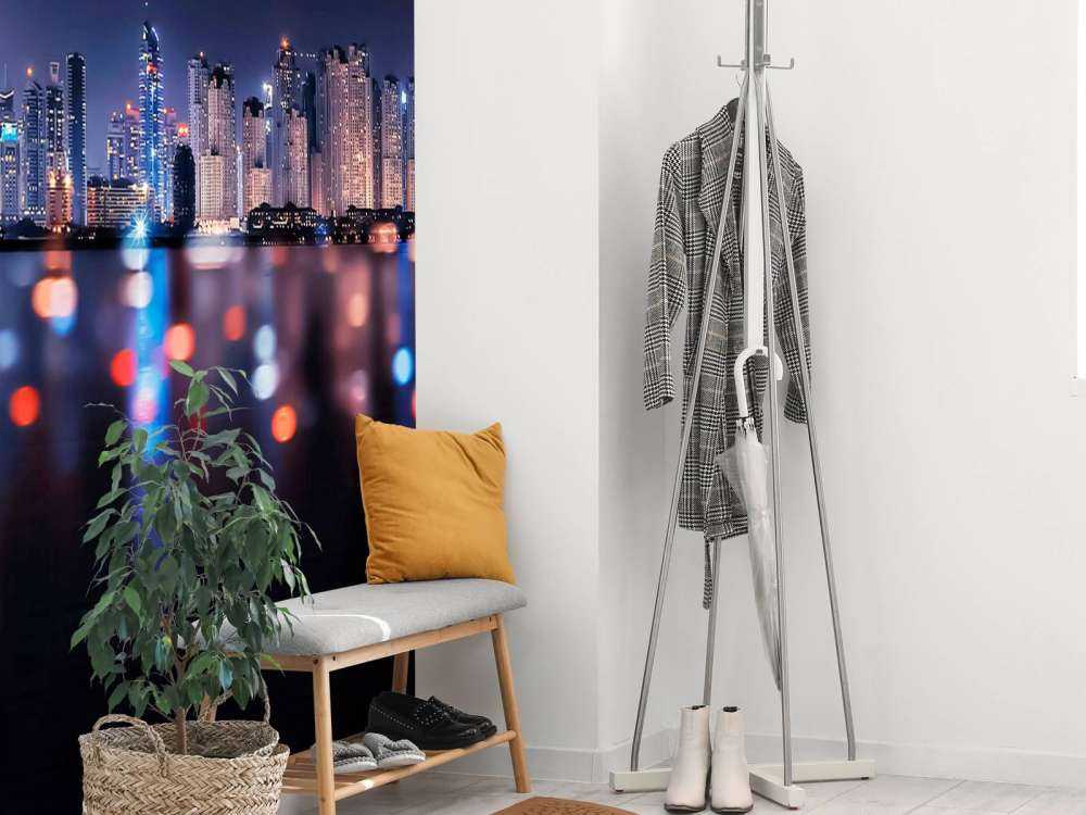 Horizon nocturne au bord de l'eau