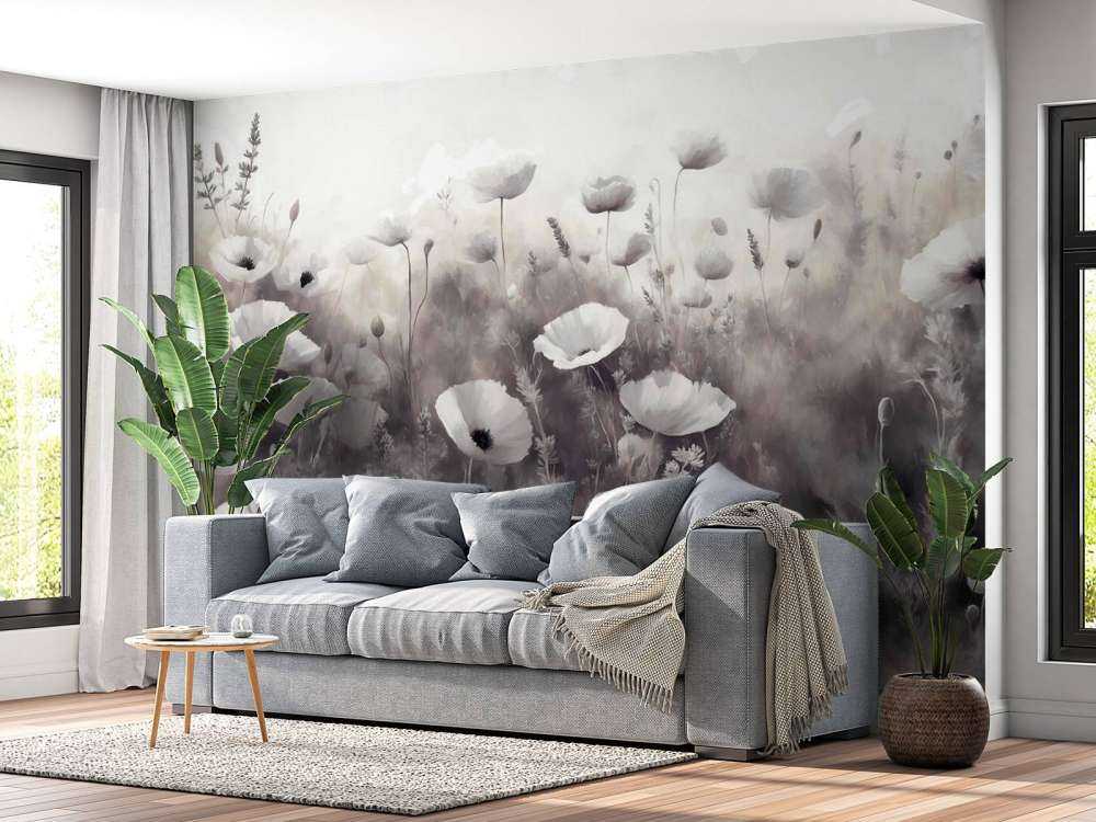 Danse de fleurs sauvages - noir