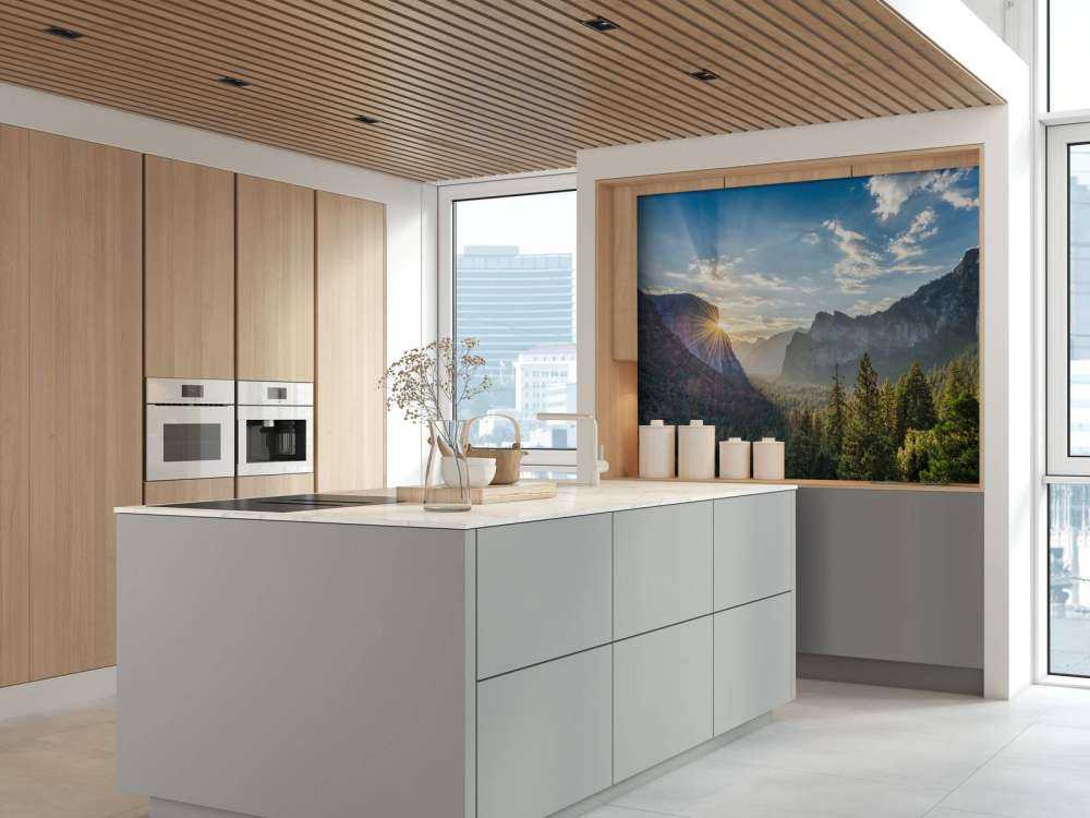 Coucher de soleil dans le parc national