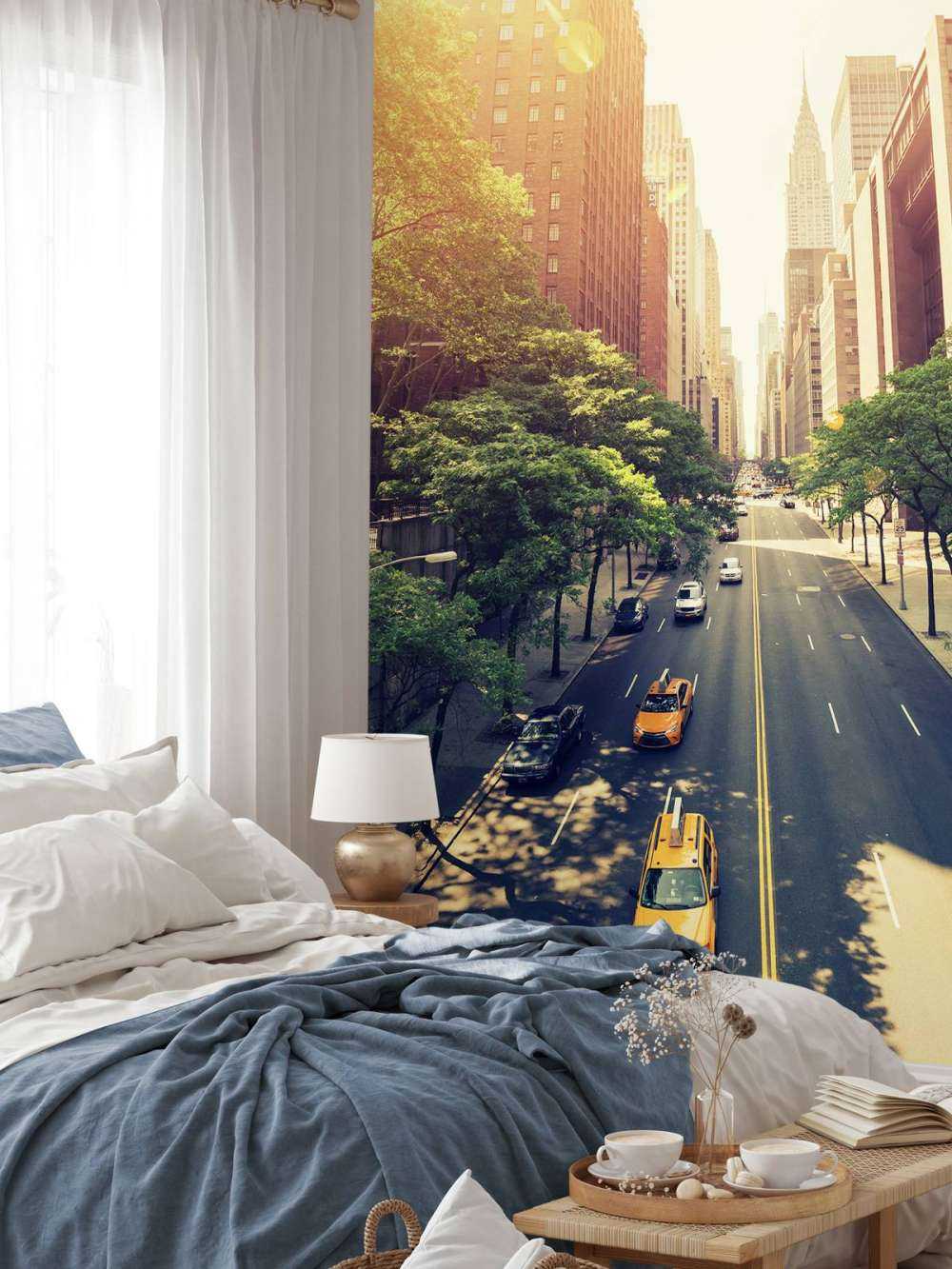 Autoroute à travers une ville