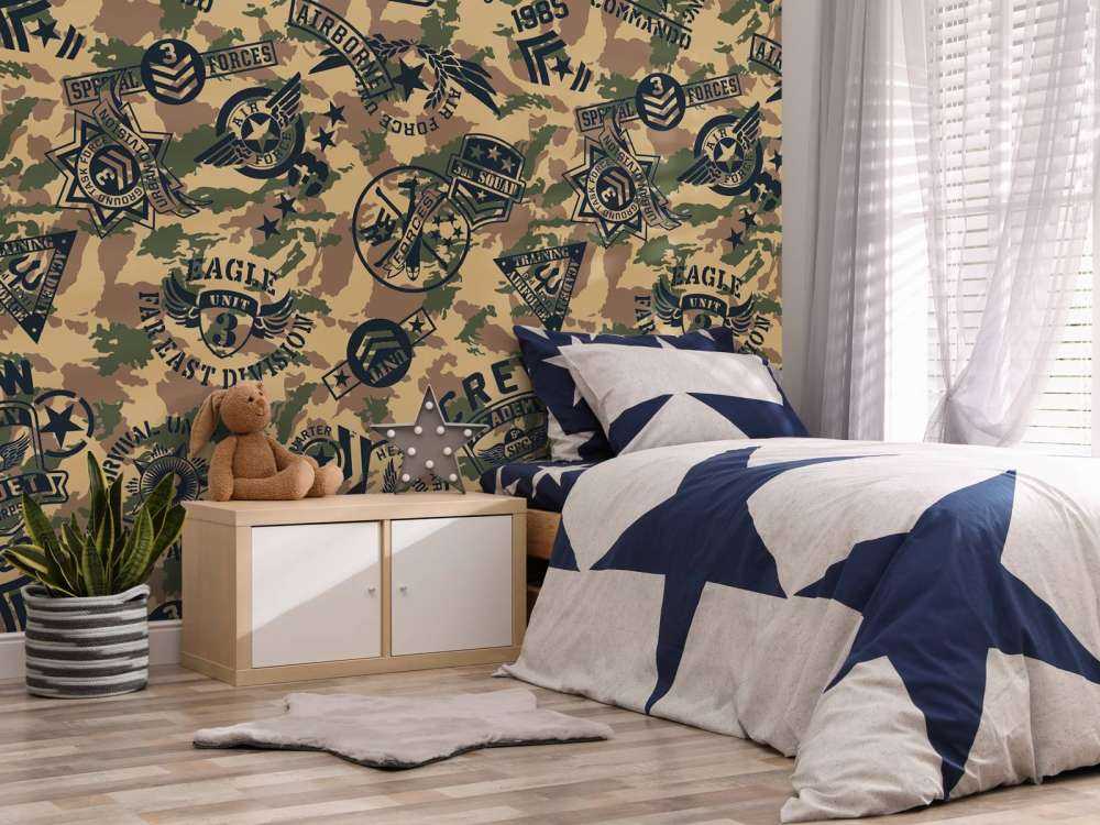 Camouflage avec logos