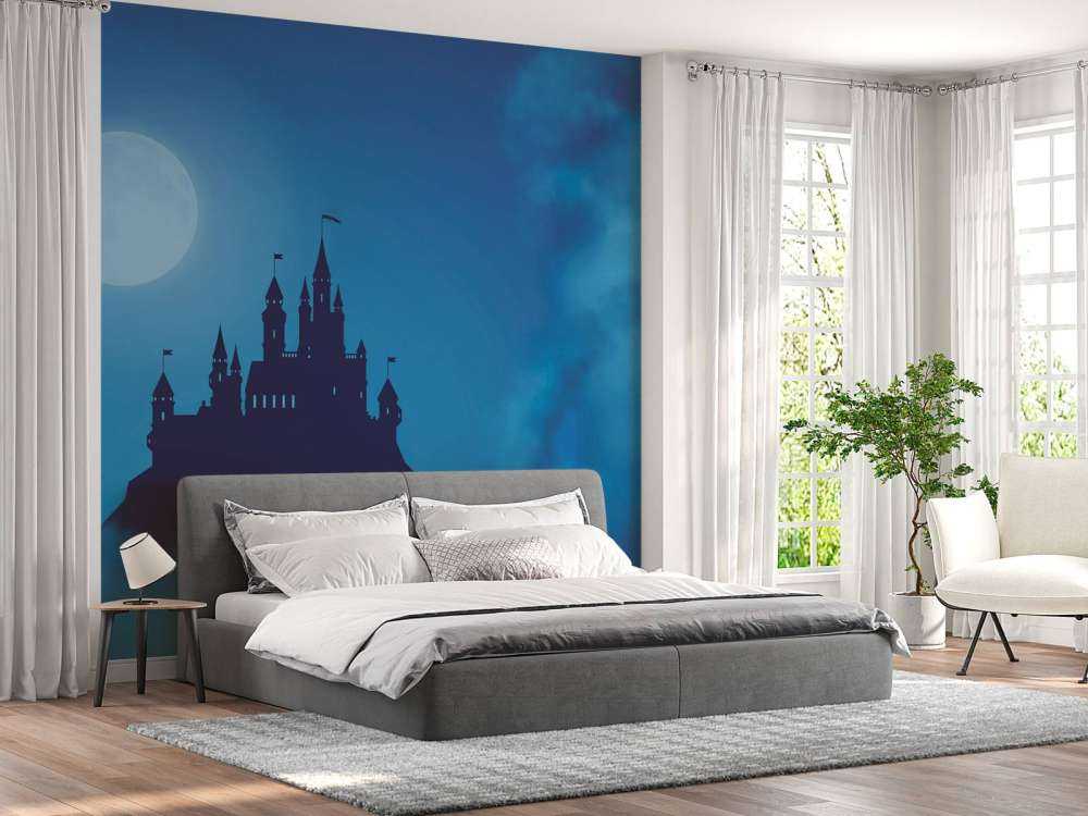 Château au clair de lune