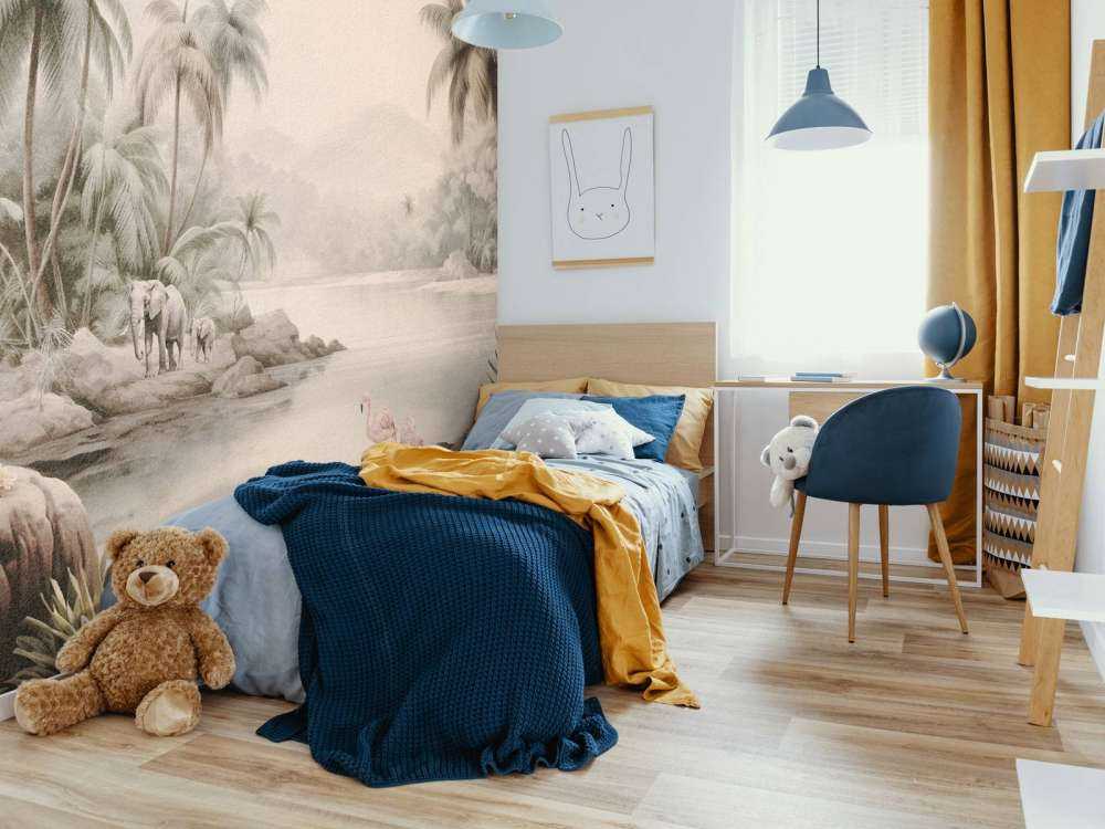 Paysage de jungle avec animaux