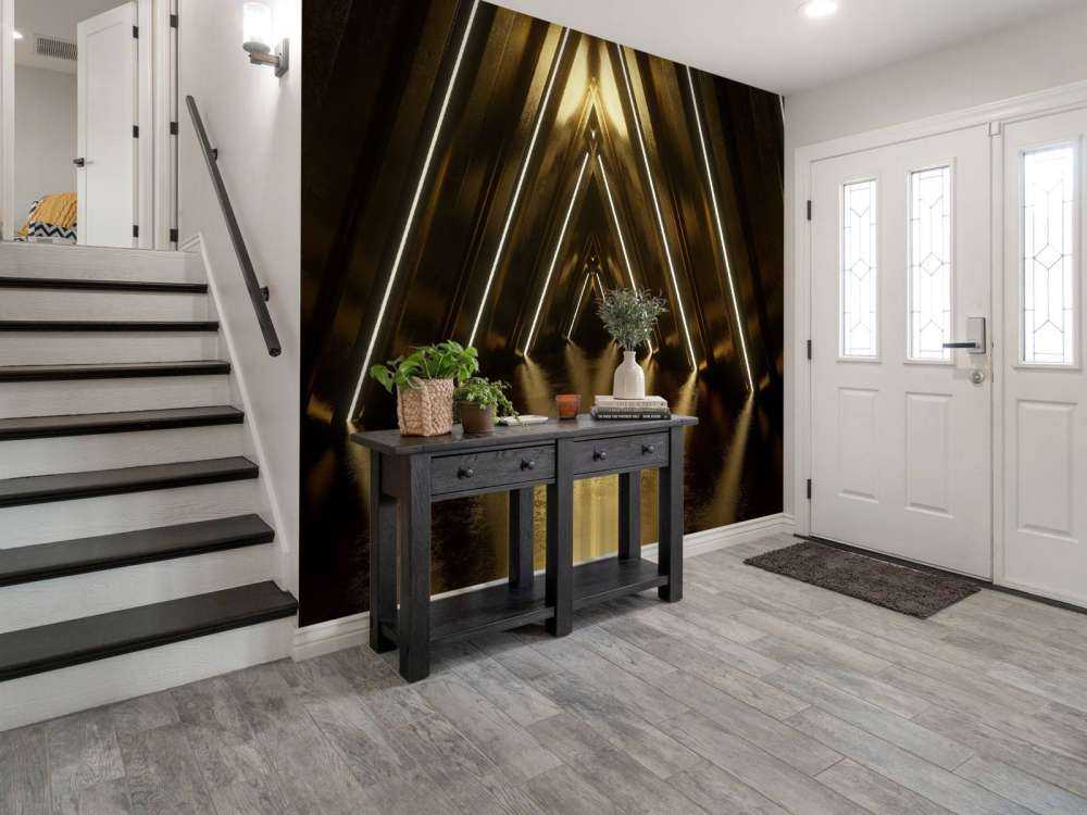 Tunnel doré et sombre