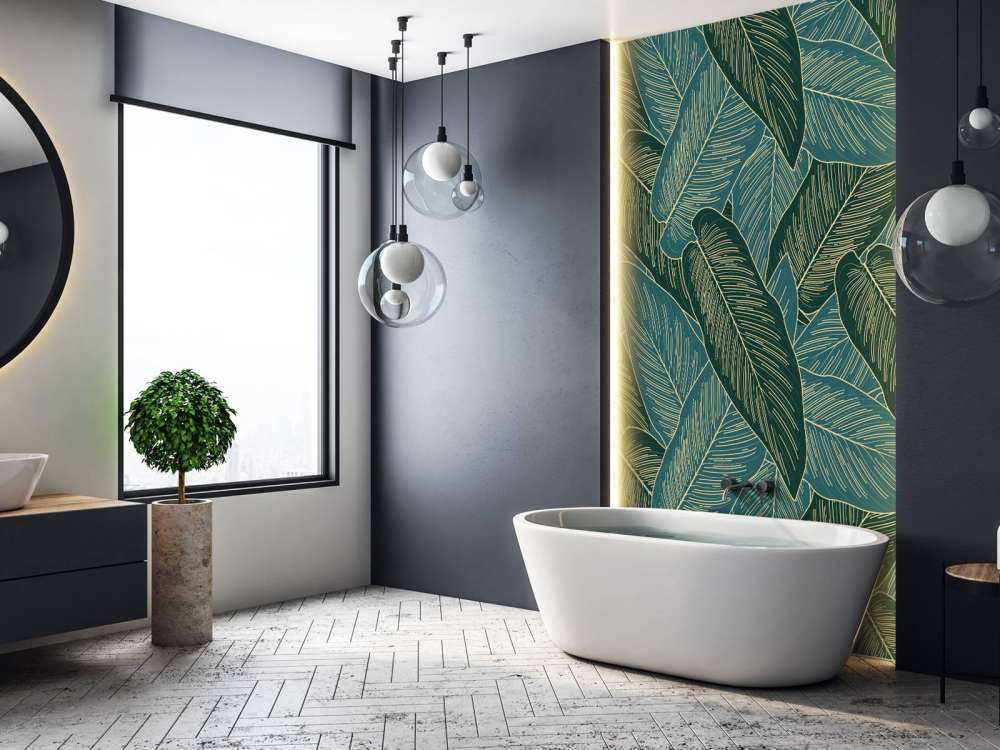 Feuille fendue dorée