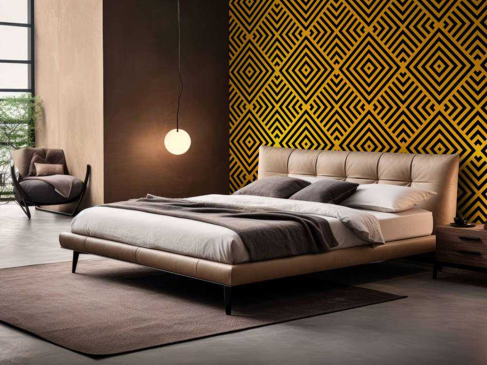 Art déco noir et or