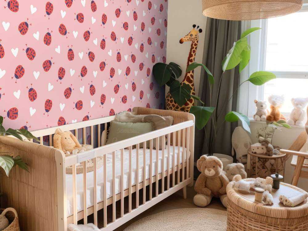 Coccinelles avec des cœurs