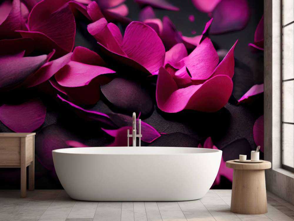 Hortensias rose foncé