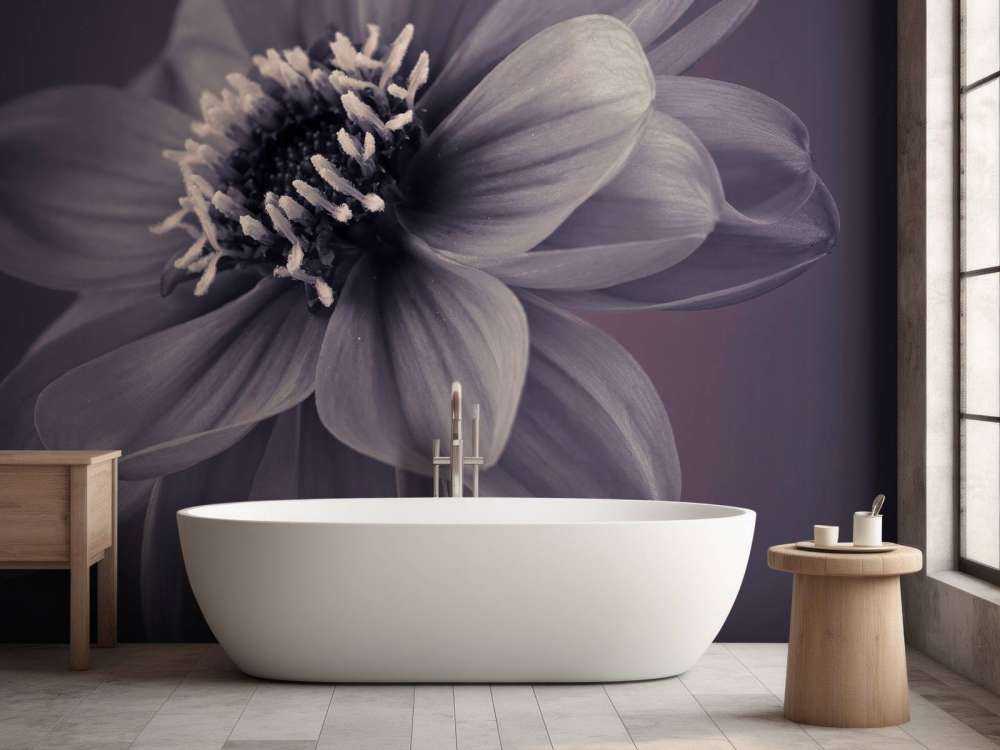 Fleur de dahlia foncé