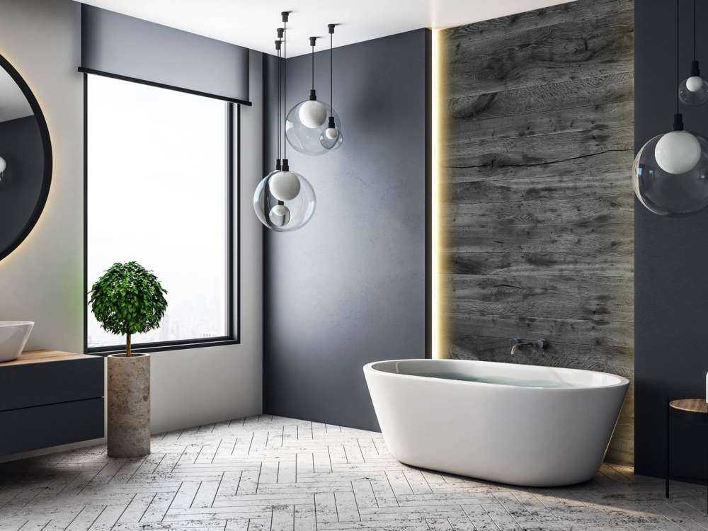 Planches de bois gris