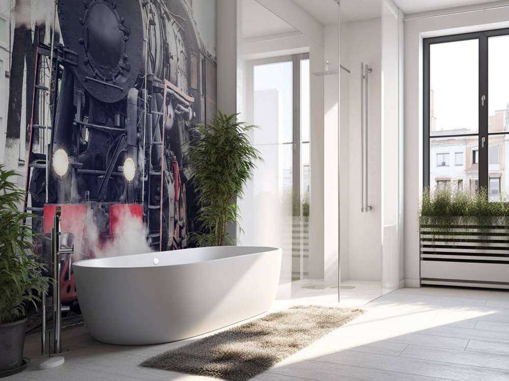 Train à vapeur à vapeur