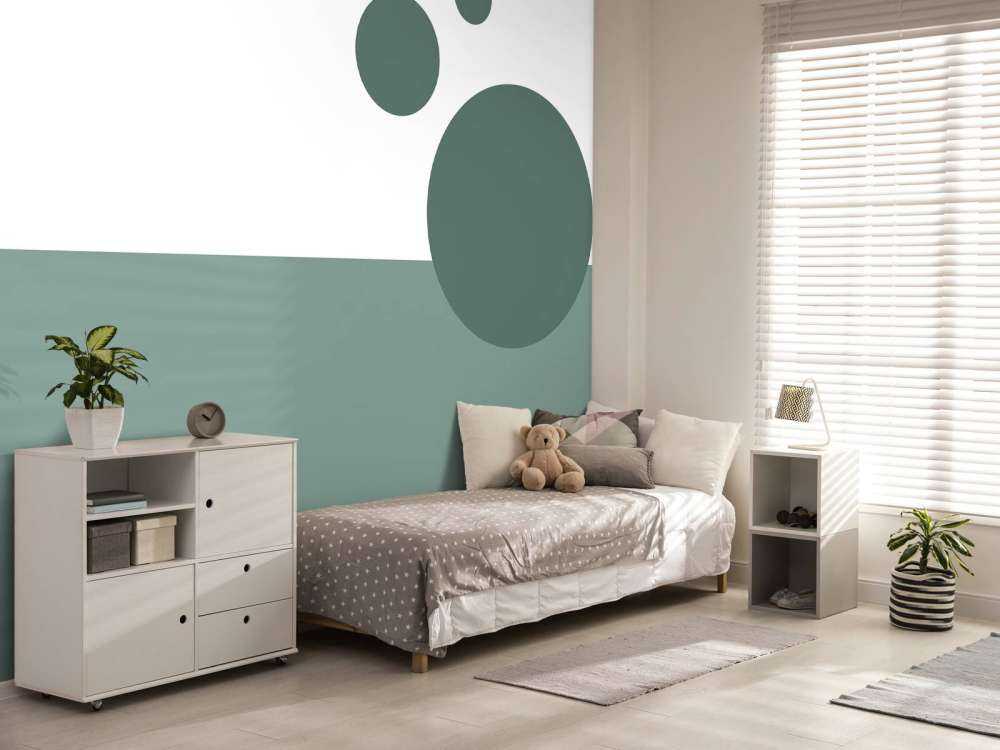 Plaines et cercles, vert