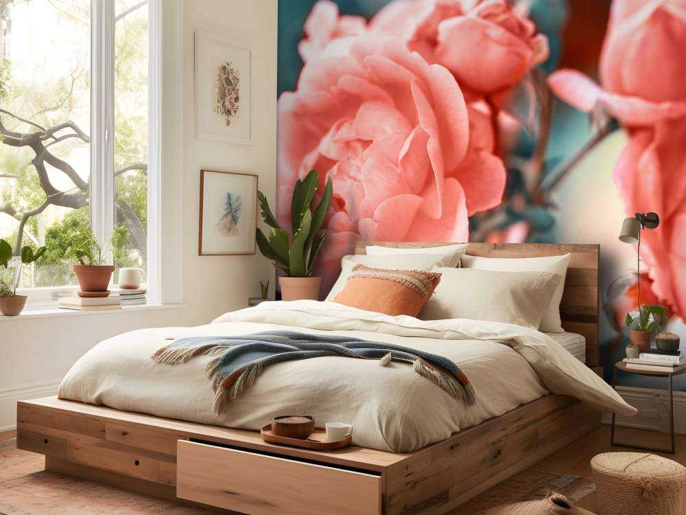 Rameau de roses sans branches