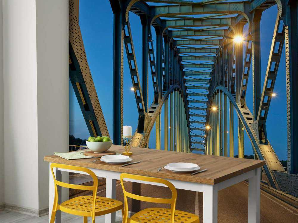 Pont en arc en acier