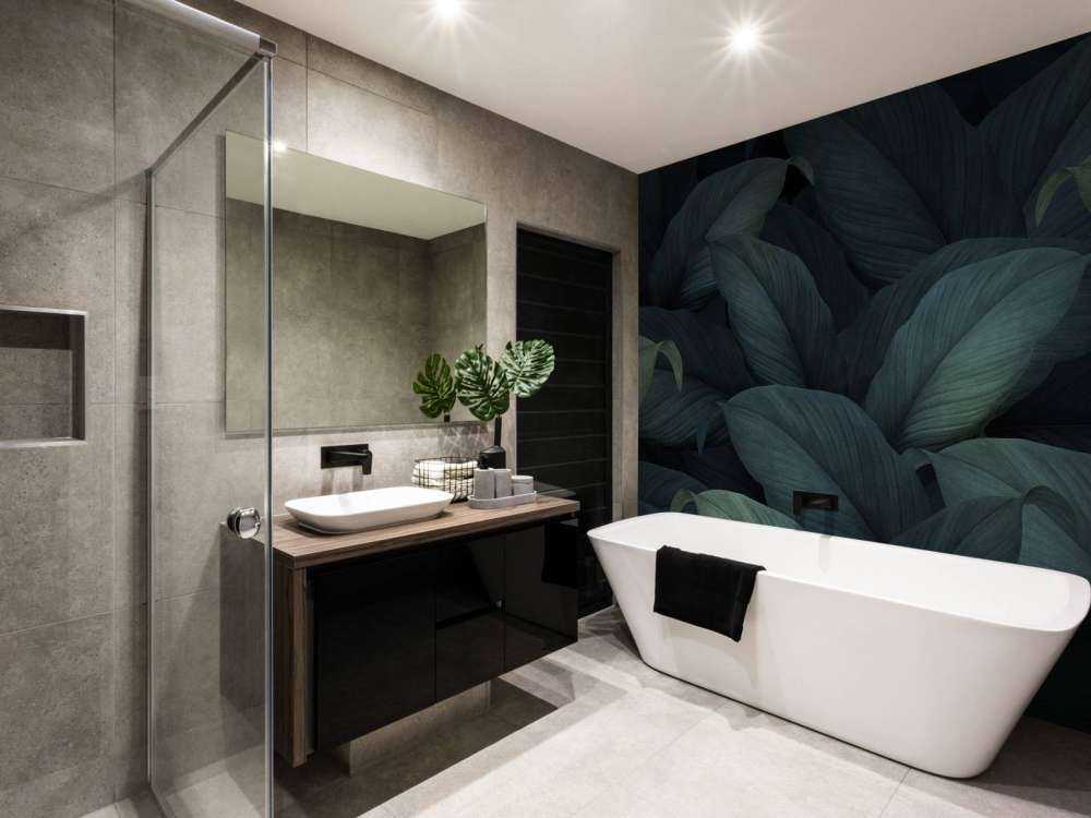 Feuilles vertes tropical