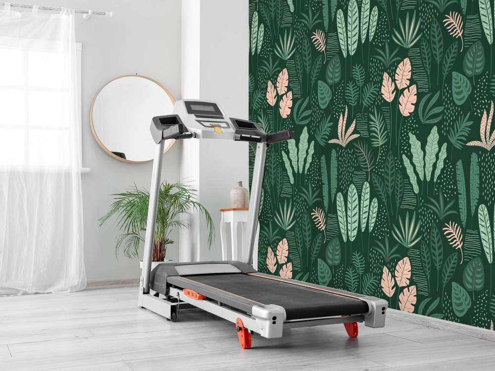 Motif de feuille joyeux