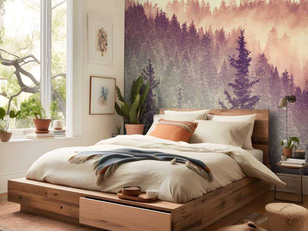 Brouillard dans la forêt