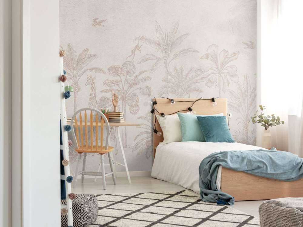 Animal tropical jungle taupe