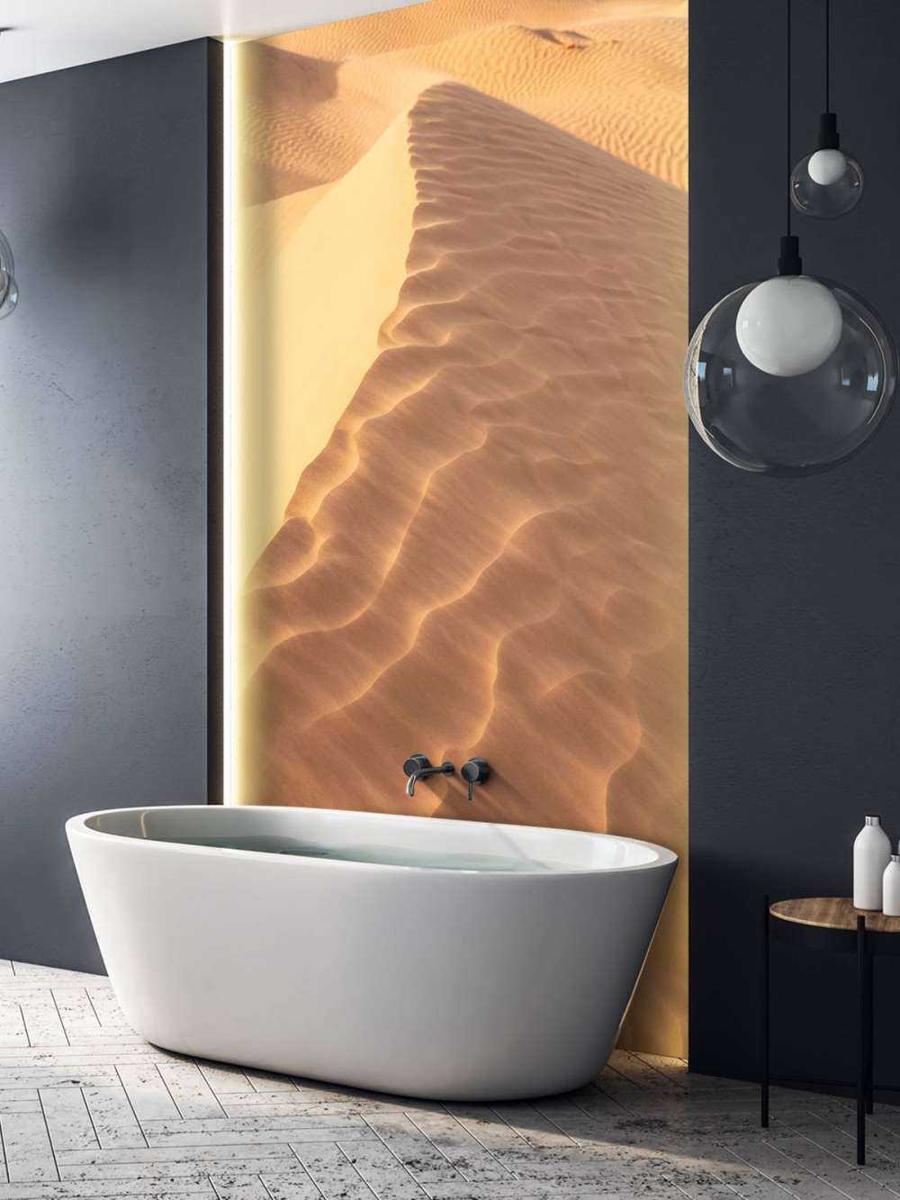 Dunes de sable vues d'en haut