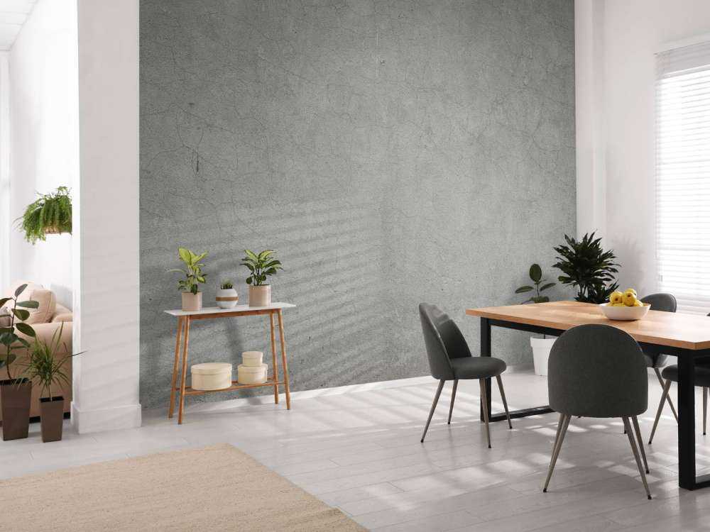 Fissures dans le vieux plâtre