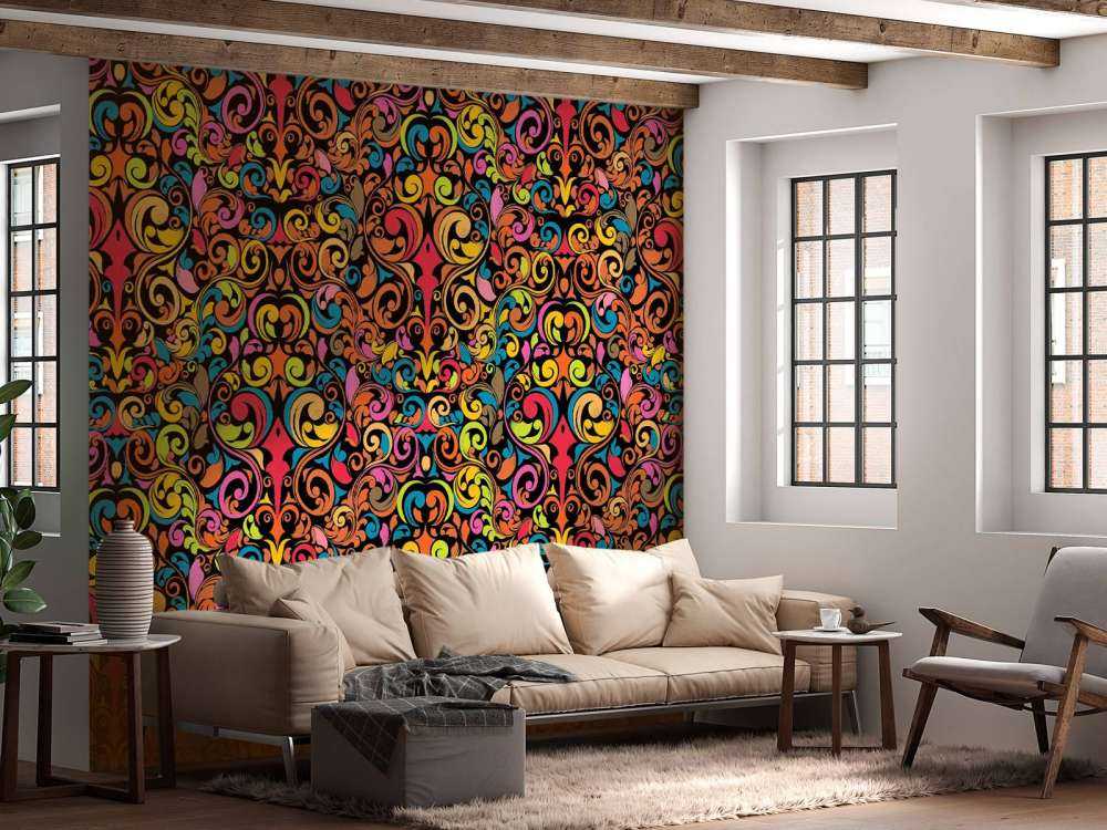 Figures abstraites colorées