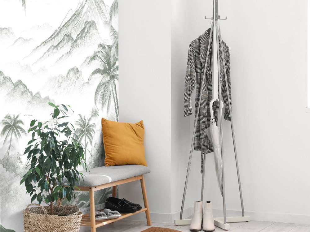 Baie Paisible aux Palmiers, vert