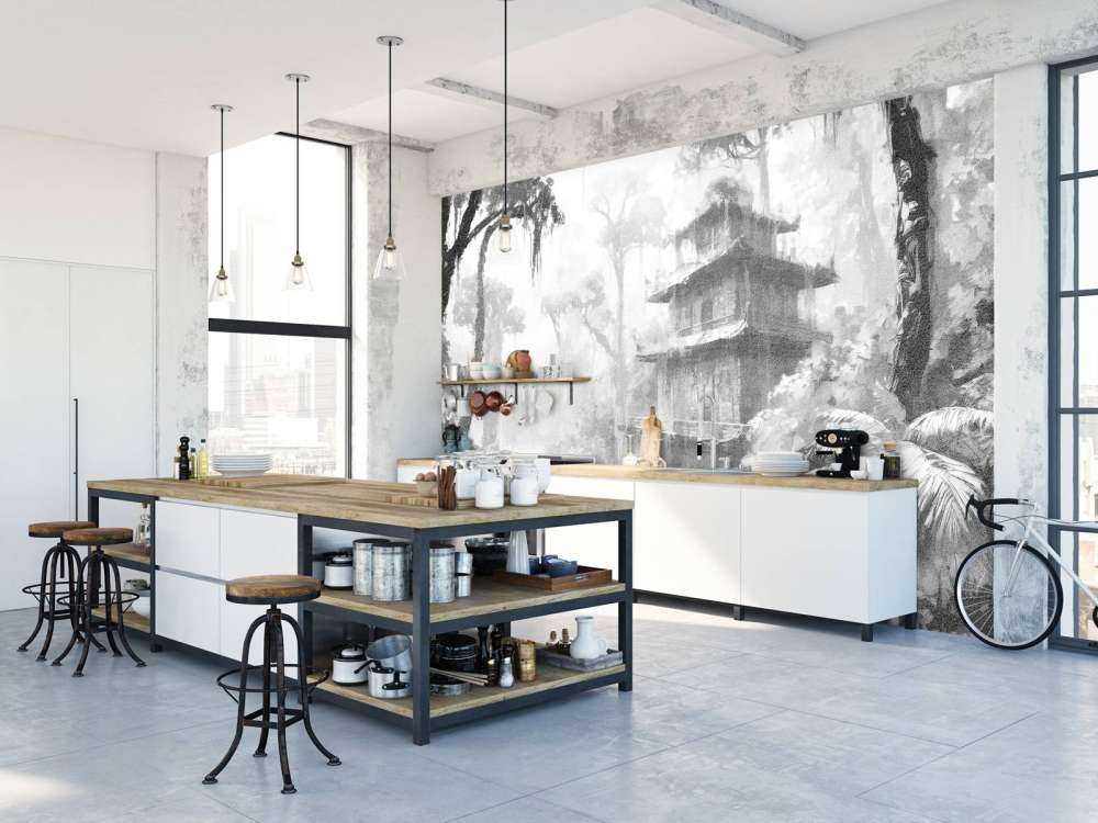 Cabane Cachée dans la Forêt Brumeuse