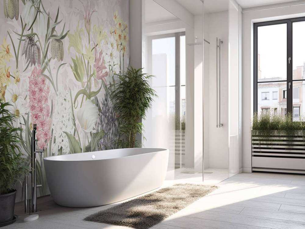 Fleurs de printemps - Rose pastel pétale