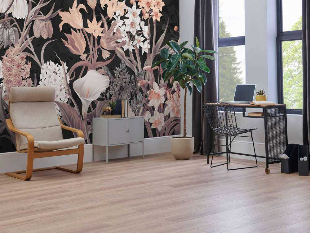 Fleurs de printemps - Sepia vintage