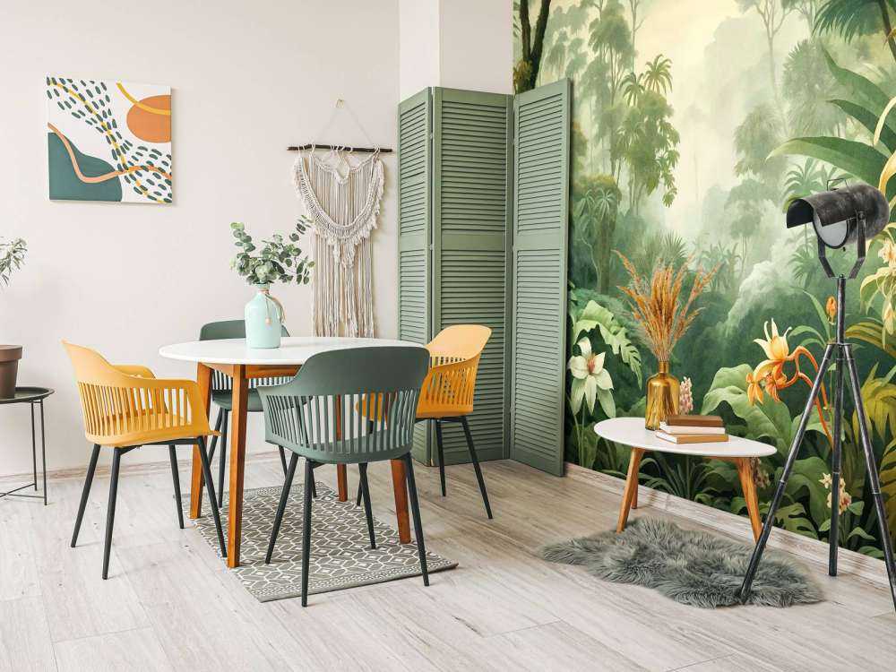 Tropical rainforest botanical escape