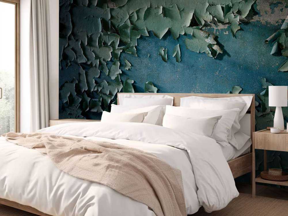 Peinture murale vieillie