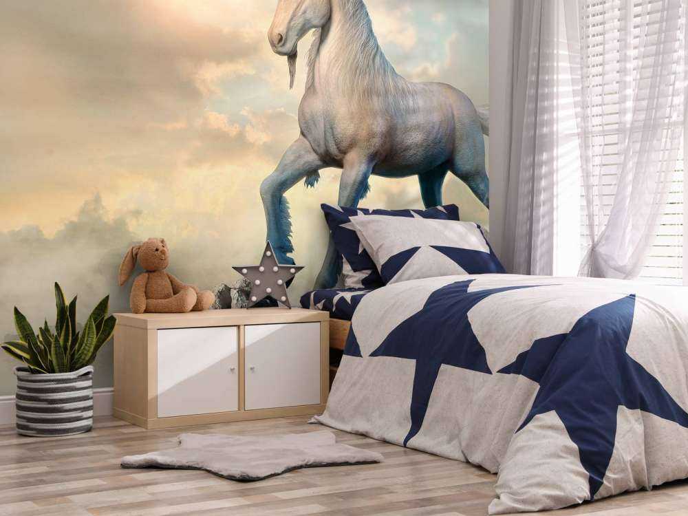 Licorne sur les rochers