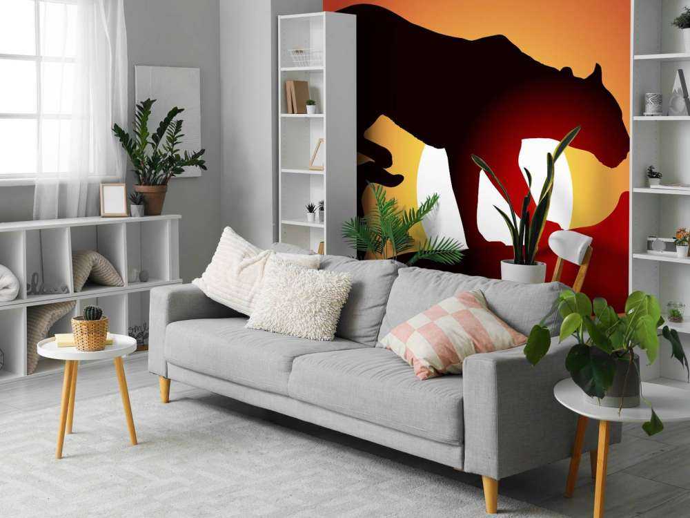 Silhouette de panthère